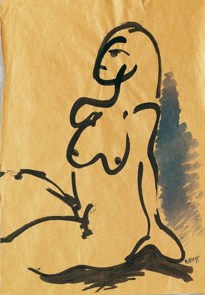 sitting figure