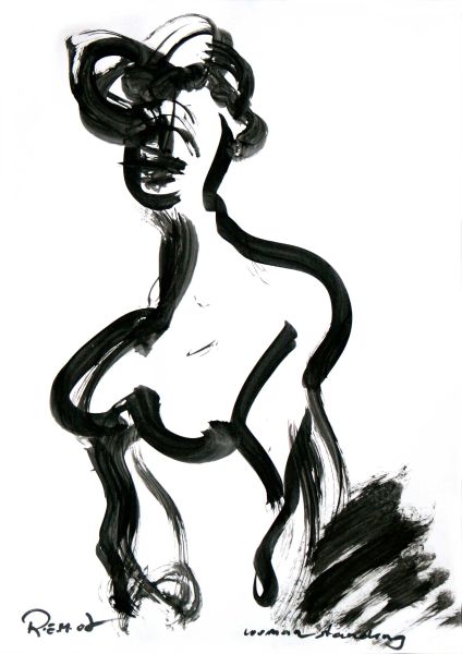 woman standing